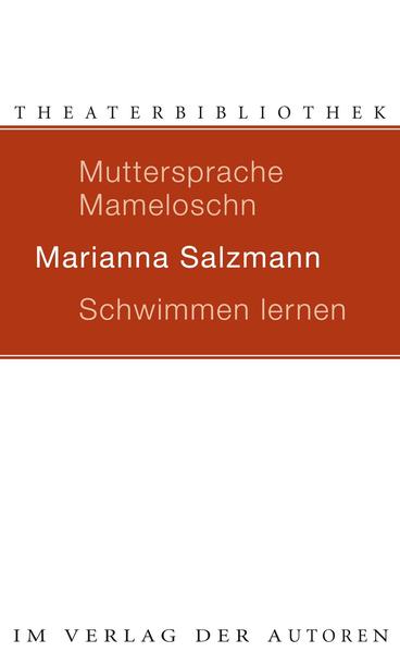 Marianna Salzmanns Figuren sind auf unterschiedliche Art und Weise mit der Suche nach der eigenen Identität konfrontiert. In Zeiten der Globalisierung trifft diese existentielle Frage nach dem Woher und dem Wohin auf eine Vielzahl interkultureller Antworten. In MUTTERSPRACHE MAMELOSCHN begegnen sich drei Generationen mit Skepsis: Die junge Rahel sucht in New York nach ihrer sexuellen Identität