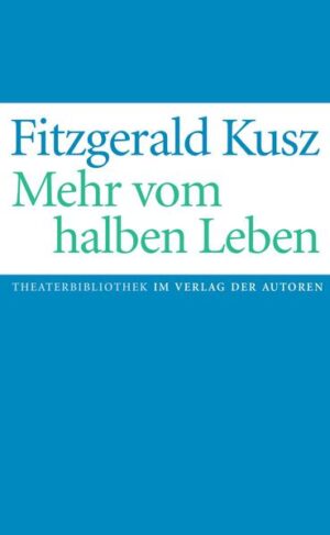 Fitzgerald Kusz ist ein Meister der kleinen Form. Zum 80. Geburtstag des Dramatikers und Lyrikers veröffentlicht der VERLAG DER AUTOREN eine Sammlung neuer szenischer Miniaturen und Valentinaden: Mehr vom halben Leben ist eine Fortsetzung der Stücke aus dem halben Leben und doch eigenständig. Kusz erzählt darin von den Tücken des Alltags und den Absurditäten der Sprache, von Nachbarschaftsquerelen und Ehestreitigkeiten, Vereinsamung und Gruppenkoller, Selbstgesprächen und Fremdschämen - kurz: von unserem ganz normalen Wahnsinn.