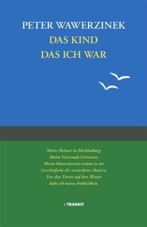 In seiner autobiographischen Erzählung setzt sich Peter Wawerzinek mit den Landschaften, Orten und Personen seiner Kindheit auseinander, einer Kindheit, die einmal durch Heimaufenthalte und Adoption, zum anderen aber auch durch die hartnäckig-dörfliche Atmosphäre Mecklenburgs und seiner wortkargen Bewohner geprägt war. Eine Kindheit in den fünfziger und sechziger Jahren auf dem Lande, merkwürdig wenig beeinflusst von den polititschen Umständen, so als ob der Eigensinn der Mecklenburger, ihre berühmte schlitzohrige Verstocktheit alle Ansinnen von Partei und Politik abprallen ließ. Peter Wawerzinek erinnert in seiner assoziationsreichen, überraschenden Sprache, in einem pointiert komponierten Bündel von Beobachtungen, Skizzen und Porträts an eine Landschaft und an eine Zeit, die dörflich verschlafen erscheint, aber viele Abenteuer und menschliche Sonderbarkeiten bereithielt für einen, der genau beobachten kann. Eine ruhige, dichte Erzählung, die Beschreibung einer Kindheit, einer spröden Landschaft und ihrer eigenwilligen Menschen.