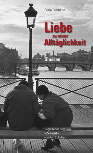 Glossen sind Kinder einerAlltäglichkeit, die wir lieben. Sie stehen als Randbemerkungen in der Zeitung. Bemerkungen am Rand eben. Auf wenig Platz neben all dem Weltbewegenden, das die Großen anrichten und die Kleinen erleiden. Sie wollen ein wenig Aufmerksamkeit für das, was uns selber bewegt. Was uns freut oder nachdenklich macht. Bilder aus unserem Alltag, von Erika Dillmann in knapper, tiefgründiger Sprache erzählt, von Rolf Schultes einfühlsam mit der Kamera festgehalten.