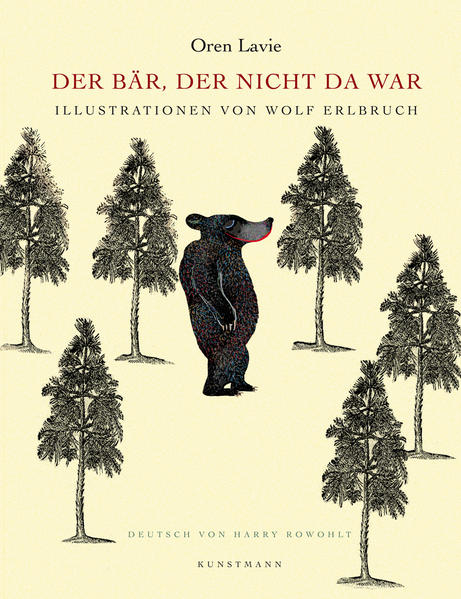 Da ist er, der Bär, der gerade noch nicht da war, und zieht aus seiner Tasche einen Zettel, auf dem steht: "Bist du ich?" Gute Frage, denkt er sich, finden wir es heraus! Sofort macht er sich auf und wandert in den wundersamen Wald. Dort trifft er das Bequeme Bergrind und den Saumseligen Salamander, die ihm versichern, er sei ein sehr netter Bär! Glücklich wandert er weiter. Bis zum Kompass-Baum. Von da aus geht es in acht Richtungen: Norden, Süden, Osten, Westen, Falsch, Richtig, Mittagessen und Frühstück. Welche sollte er einschlagen: Frühstück? Mittagessen? Und wäre nicht das Träge-Schildkröten-Taxi gekommen, würde der Bär immer noch überlegen. Wir aber wissen jetzt schon: Dieser Bär ist sehr nett, und er ist glücklich. Er könnte ein entfernter Verwandter von "Pu, der Bär" sein, so wie er auf die Welt schaut. Und weil jeder gerne wissen will, wer er ist, werden Kinder und Erwachsene diesen Bären und diese zauberhafte, philosophische Geschichte mit den unvergesslichen Bildern von Wolf Erlbruch lieben.