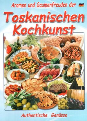 Toskana ist eine großzügige Region, denn sie bietet ihren Besuchern nicht nur Sonne, Meer, Naturschönheiten und historische Monumente. Dank ihres Klimas produziert sie auch reinste Erzeugnisse, die der Grundstoff für überaus schmackhafte und farbfrohe Gerichte sind, eine Freude für Augen und Gaumen. ln diesem Buch sind 101 Rezepte für Vorspeisen, Primi Piatti und Hauptgerichte mit Fleisch und Fisch und vorzügliche Desserts enthalten. Jedes Rezept ist illustriert und enthält eine Beschreibung der Zutaten und leicht verständliche Erklärungen zu der Zubereitung und den Garzeiten.