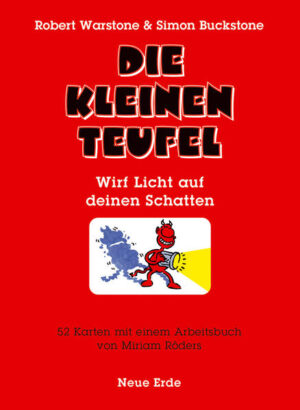 Die 52 Karten können helfen, die eigenen Schattenseiten bewusst wahrzunehmen. Wenn man sie erkennt, wird man feststellen, dass sie gar nicht so dunkel und übermächtig sind, wie sie scheinen, wenn man vor ihnen wegläuft und die Augen vor ihnen verschließt. Wenn man lernt, seine negativen Gefühle anzuschauen und anzunehmen, wird man auch seine positiven Gefühle viel wahrer und freudevoller leben. Die kleinen Teufel sind die ideale Ergänzung zu den vielen Engelspielen. Erst wenn man sich selbst in seiner Ganzheit erkannt und angenommen hat, ist man in der Lage, auch den Nächsten in seinem Sosein liebevoll zu sehen und ihm seine Art zu leben zu erlauben. Im Arbeitsbuch von Miriam Röders wird zu jedem unguten Gefühl die positive Entsprechung mitgeliefert. Wenn sie »Schmerz« behandelt, geht sie auch auf »Linderung« ein, bei »Konfrontation« auf »Verständnis« usw. So bleibt man nicht im negativen Gefühl stecken, sondern kann es verwandeln.