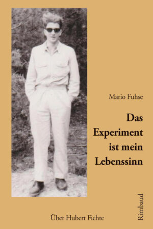 1.»Das Experiment ist mein Lebenssinn« - Resonanzraum: Schule - Hubert Fichte und die Olo 2.»Irma und Jäcki« - Resonanzraum: Namen - Zur Metaphorik der Figurennamen im Werk Hubert Fichtes