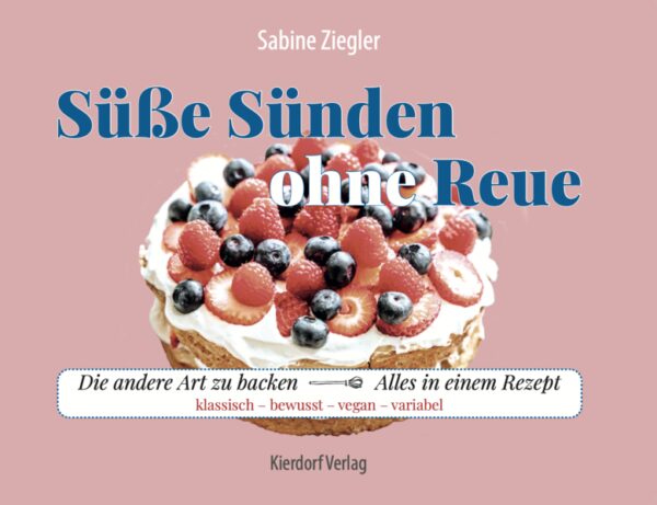 Dieses Buch ist das Erste einer neuen Art von Backbüchern: Es bringt alle Backvariationen (klassisch, kalorienreduziert, vegan oder variabel) in einem Rezept zusammen. Man kann den gleichen Kuchen oder das gleiche Gebäck auf in verschiedenen Variationen backen und dazu noch Zutaten ersetzen, die gerade nicht zur Hand sind. Durch das Querformat des Buches sind alle Arbeitsschritte übersichtlich nebeneinander zu lesen. Die Rezepte sind bewusst einfach gehalten, sprechen ebenso den Anfänger wie den Profi an. Mehr Spaß beim "Selber-Backen" ist garantiert. Die Rezepte für Kuchen und Gebäck sind ein "Best of" der Autorin Sabine Ziegler, die über viele Jahre (Familien-) Backrezepte gesammelt, ausprobiert und verfeinert hat.