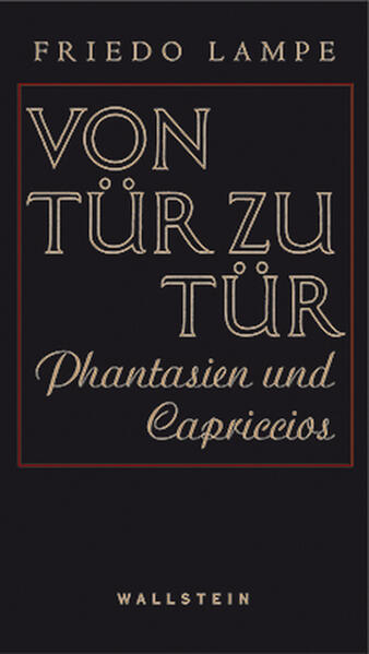 Erstmals komplett in einem Band: die Erzählungen und Gedichte Friedo Lampes sowie bisher nicht veröffentlichte Texte aus dem Nachlaß, in denen sich der Autor ebenso wie in »Septembergewitter« und »Am Rande der Nacht« als Meister des Magischen Realismus erweist. Friedo Lampe war ein Meister avantgardistischer Formexperimente und ein bedeutender Vertreter des Magischen Realismus. Die in diesem Sammelband erstmals komplett vorgelegten Erzählungen und Gedichte einschließlich bisher noch nicht veröffentlichter Texte aus dem Nachlaß sind ein wunderbarer Beleg dafür. Der dritte Band der Werkausgabe Friedo Lampes trägt den Titel eines Sammelbandes, der 1944 erschien, aufgrund der Kriegswirren jedoch keine Beachtung mehr fand. Als das Buch 1946 neu aufgelegt wurde, war Friedo Lampe bereits tot. »Von Tür zu Tür. Zehn Geschichten und eine« lautete damals der Titel. Die im Laufe des Jahres 1943 von Friedo Lampe und seinem Verleger Eugen Claassen vorgenommene Auswahl und Anordnung der zehn Geschichten ist in diesem Band nach dem Erstdruck von 1944 beibehalten worden. Die im Untertitel als »eine« bezeichnete Geschichte war ein Wiederabdruck des Kurzromans »Septembergewitter«. An seine Stelle treten in diesem Band weitere Erzählungen, Märchen und Gedichte, die überwiegend erst nach 1945 publiziert wurden.