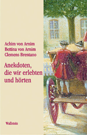 Wunderbare Texte der Romantik - erstmals veröffentlicht. Im Herbst 1814 notierten sich Ludwig Achim von Arnim, seine Frau Bettina von Arnim und deren Bruder Clemens Brentano auf dem Arnimschen Gut Wiepersdorf »Anekdoten, die wir erlebten und hörten«, wie Arnim am 23. Oktober an Savigny schrieb. Achim erinnerte sich an seine Großeltern