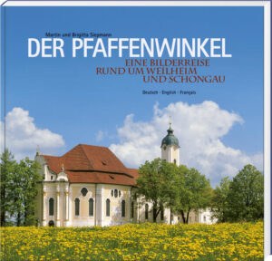 Bilderreiche Entdeckungsreise ins Land der Kirchen und Klöster Im bayerischen Voralpenland rund um Weilheim und Schongau scheint es ausnehmend viele Gotteshäuser zu geben - nicht ohne Grund wurde für dieses Gebiet der Name Pfaffenwinkel geschaffen. Auf engstem Raum finden sich zahlreiche uralte Klöster und herrliche Wallfahrtskirchen, gebaut und ausgestattet von den begnadetsten Künstlern ihrer Zeit. So ist auch das Brauchtum der Menschen hier hauptsächlich religiös geprägt, im Hier und Jetzt verankert durch die typisch bayerische Freude am festlichen Gepränge. In diesem wohlbestellten Bauernland mit seinen schmucken Dörfern locken zudem besondere landschaftliche Reize, etwa die Flusslandschaften von Lech und Ammer, die idyllischen Osterseen oder abgeschiedene Moore mit ihrer speziellen Tier- und Pflanzenwelt. Und über allem thront der Hohe Peißenberg, der beliebteste Aussichtsberg des Alpenvorlandes, von dem aus man sich einen Überblick verschaffen kann - bevor man sich von den stimmungsvollen Fotografien dieses Bandes mitnehmen lässt zu einer Bilderreise hin zu den Natur- und Kulturdenkmälern des Pfaffenwinkels.