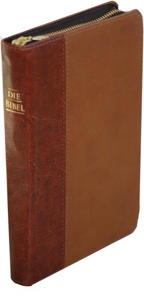 Die Bibel - größere Taschenbibel (Kunstleder, braun, Reißverschluß) | Bundesamt für magische Wesen