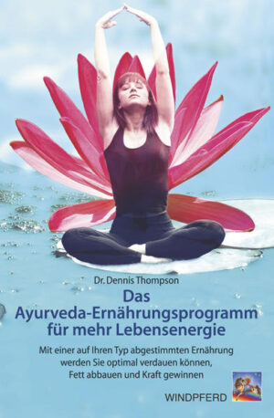 Dieses Ernährungsprogramm verbindet die uralte Weisheit des Ayurveda mit den modernen Erkenntnissen einer "Leistungs- und Verjüngungsdiät" nach dem berühmten Dr. Barry Sears. Grundlegend sind dabei die Körpertypen (Doshas) und ihre optimalen Leistungszonen.Dieses Programm mobilisiert die Weisheit des Körpers. Mit dem Ayurveda-Ernährungsplan wird dem Körper seine Verdauungskraft zurückgegeben. Denn ohne Verdauungskraft nutzt das beste Essen nichts. Dann erst kann sich der Körper notwendige Energie wieder aus der Nahrung holen.Das zum Körperbau passende Idealgewicht pendelt sich ein und die Lebensenergie wird einen gewaltigen Schub nach vorne erhalten. Nur wenige Hinweise sind zu beachten, um eine große Veränderung zum Besseren zu erfahren.