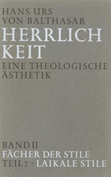 Balthasar bietet im II. Band eine Bestandesaufnahme aus der theologischen Tradition. Welche Stellung hat im Denken der großen christlichen Theologen die «Herrlichkeit» oder «theologische Schönheit»? Allgemein wird sichtbar, dass nur Theologien, die selbst etwas von der Herrlichkeit christlicher Offenbarung widerspiegeln, echte Geschichtsmächtigkeit gewonnen haben. Bis zur Hochscholastik sind die Kleriker-Theologen führend (Irenäus, Augustinus, Dionysius, Anselm, Bonaventura), dann übernehmen Laien (Dante, Johannes vom Kreuz, Pascal, Hamann, Solowjew, Hopkins, Péguy) die Initiative in dem Anliegen, die ursprüngliche Herrlichkeit der christlichen Offenbarung zum Aufstrahlen zu bringen. Dabei wird klar, dass das ästhetische Moment der großen Theologien nicht aus gelegentlichen Äußerungen über das Schöne erkundet werden kann, sondern nur im Nachvollzug der zentralen Vision. So entsteht ein europäisches Symposion, das in der Qualität der Partner wie in der Intensität der Begegnungen einzigartig ist und damit berufen, neue anregende Gesichtspunkte in die christliche Theologie einzuführen.