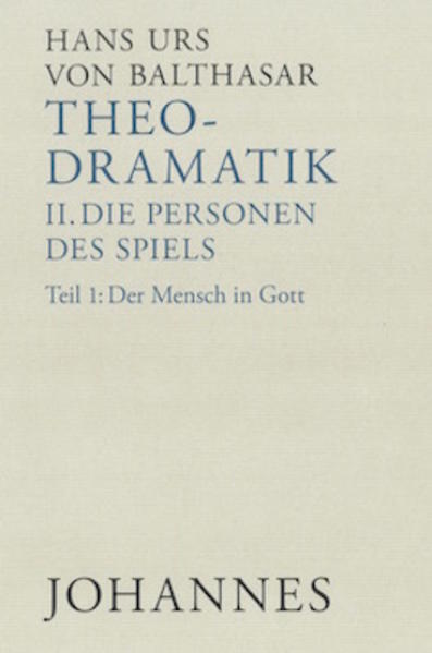 Nach den «Prolegomena» werden die Hauptpersonen des nachher zu schildernden Dramas vorgestellt, in diesem Teil Gott und Mensch, im nächsten jene Personen, die mit dem Gottmenschen zusammen, auf ihn bezogen, die Bühne betreten. Nach einführenden Bemerkungen zum ganzen theologischen Teil (Hermeneutik, Motive dramatischer Theologie) wird zuerst die doppelte Tatsache begründet, dass Gott durch die Kreatur nicht begrenzt wird (insofern er nicht der «Andere» ist) und die Kreatur echte Seins- und Handlungsfreiheit Gott gegenüber besitzt. Erst dann werden in einem zweiten Gang die Umrisse des Wesens Mensch gezogen, wie sie als bleibende im Wandel der Situationen herausgehoben werden können, aber so, dass dieser Wandel mit in den Blick kommt: als vorchristliche («natürliche»), christliche, nachchristliche Anthropologie. Der «Partner Gottes» kann nur je schon im Spiel begriffen und erfasst werden.