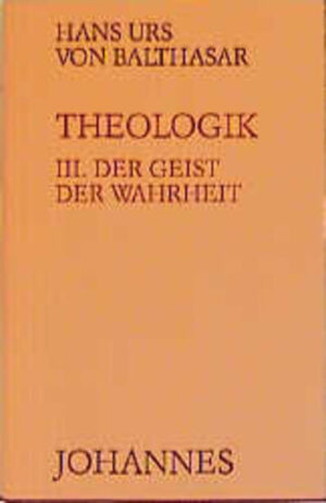 Der vorliegende Band über den Heiligen Geist schließt als dritter Band der 'Theologik' diese und damit die ganze Trilogie ('Ästhetik', 'Theodramatik', 'Theologik') ab. Wenn (im 2. Band) der menschgewordene Sohn Gottes als der Ausleger des Vaters und der ganzen Trinität erschien, so wird uns seine Auslegung Gottes doch erst durch die in uns hineingelegte Gabe des Heiligen Geistes verstehbar. Eine Menge Fragen drängten sich auf, zumal angesichts der heute verbreiteten Forderung einer 'Geistchristologie'. Hans Urs von Balthasar nimmt im letzten Band seiner 15-bändigen Trilogie zu diesen Fragen ausführlich Stellung. Heiliger Geist ist für ihn die Liebe zwischen Vater und Sohn und zugleich deren Frucht. Dabei geht es vor allem um die Kirche, es werden Themen wie Tradition, Schrift, Amt, Sakramente und Kirchenrecht behandelt. Er entwickelt Kriterien für die Unterscheidung der Geister und weist darauf hin, dass jede Art von Frömmigkeit, die sich nicht mehr an Kreuz und Auferstehung orientiert, 'aus dem Zentrum heraus an eine bedeutungslose Peripherie' rückt.