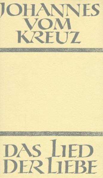 Der dritte Band der Sämtlichen Werke des heiligen Kirchenlehrers der Mystik enthält «Das Lied der Liebe». Johannes vom Kreuz hat das Lied unter Verwendung von Motiven des biblischen Hohenliedes frei gedichtet, es zählt zu den höchsten dichterischen Schöpfungen der Weltliteratur. Später hat er es nüchterner in Prosa ausgelegt, immer bewusst, dass keine rationale Deutung die Intensität der poetischen Aussage erreicht. Die mit Anmerkungen versehene Fassung des «Liedes» ist spätestens im Juni 1586 vollendet worden, als Johannes vom Kreuz sie der ehrwürdigen Mutter Ana de Jesusüberreichte. Das Werk ist einer der Höhepunkte einer uralten Tradition, die im «Hohenlied» den Mittelpunkt der Theologie-weil der Offenbarung-sieht: bräutliche Liebe von Gott und Mensch. Als Verherrlichung des christlichen Mysteriums bleibt das Werk so frisch und so fördernd wie bei seinem Erscheinen.