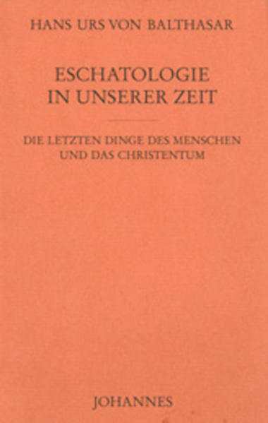 Das zum 100. Geburtstag H.U. von Balthasars-nach einem druckfertigen Manuskript-erscheinende Bändchen «Eschatologie in unserer Zeit» zeigt, dass die Grundausrichtung der Balthasarschen Eschatologie bereits 1955 im Ansatz grundgelegt ist. Bemerkenswert an diesem Manuskript ist zunächst, dass Balthasar den Tod als Abbruch und Fragmentierung des Lebens versteht. Er setzt sich damit entschieden von idealistischen Deutungen ab, die den Tod als Vollendung der menschlichen Freiheitsgeschichte interpretieren. Er zeichnet in wenigen Strichen die fällige Verschiebung von einer kosmologisch dimensionierten zu einer personal-christologischen Eschatologie. Statt eine «Topographie des Jenseits» zu entwerfen, in der Himmel, Hölle und Fegfeuer klar umrissene Orte sind, werden die Eschata an Jesus Christus, dem auferweckten Gekreuzigten abgelesen, der zugleich Richter und Retter der Menschen ist. Die heils-universalistische Option von Balthasars aber ergibt sich aus einer Vertiefung der Kreuzestheologie und ist mit einer Theologie der «billigen Gnade» nicht zu verwechseln. Erst das stellvertretende Sterben Jesu Christi am Kreuz sowie die Übernahme der sündigen Gottverlassenheit im Höllenabstieg geben der Hoffnung Grund, dass auch der Verlorenste noch gerettet werden kann. Weiterführend sind schließlich die Überlegungen zum Verhältnis von Zeit und Ewigkeit. Wenn Gott, der Ewige, sich in Jesus Christus in der Zeit engagiert hat, dann hat das Zeitliche in Gott einen Ort, und Gottes Ewigkeit kann nicht einfach in Opposition zur Geschichte gefasst werden. Das Werk liefert ein Exempel für die faszinierende Sprachmacht von Balthasars Theologie. Die Ausgabe des Textes ist mit redaktionellen Anmerkungen zu den Anspielungen und Zitaten aus Literatur, Philosophie und Theologie versehen und weist auf thematische Fortschreibungen in späteren Publikationen hin. Eine Bibliographie zu Balthasars eschatologischen Arbeiten sowie ein Personenregister schließen das Buch ab.