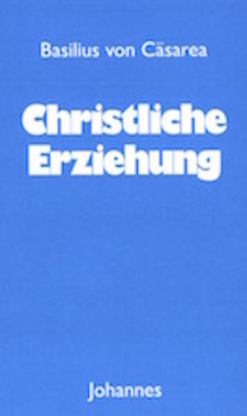 Mehr als jeder andere Kirchenvater war Basilius von Cäsarea ( † 379 ) von dem Bemühen beseelt, eine christliche Erziehung zu geben. Pate stand das hellenistische Paideia-Ideal, das in christlicher Umgestaltung überstiegen wird: Geschaffen nach dem Bild Gottes ist der Mensch nach der Entfremdung von Gott dazu berufen, dieses Bild neu erstrahlen zu lassen. Diese Neuwerdung bezeichneten die östlichen Väter als « Vergöttlichung », als intime Vereinigung des menschlichen Geistes mit dem Geist Gottes. Die « Vergöttlichung » ist nicht ohne Erziehung möglich, die Basilius in einem umfassenden Sinn versteht: Erziehung von Waisenkindern, Ratschläge für Studenten, die Anleitung zur Selbsterziehung, die Betrachtung Gottes, um die Sehnsucht nach Vollkommenheit zu wecken, die Erziehung durch die Widerwärtigkeiten des Lebens. Der Erzieher par excellence ist für Basilius Gott selbst, da die Schrift über ihn sagt: Wen der Herr liebt, den erzieht er (Hebr 12,6).