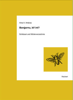 Bongornu, kif int?: Einführung in die maltesische Sprache. Schlüssel und Wörterverzeichnis | Arne A. Ambros