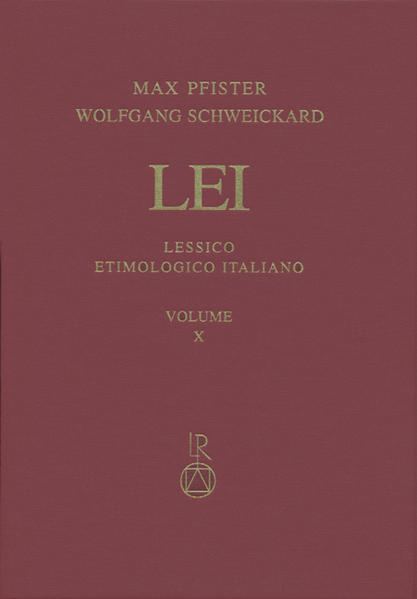 Lessico Etimologico Italiano. Band 10 (X): cambire-capitalis | Max Pfister, Wolfgang Schweickard