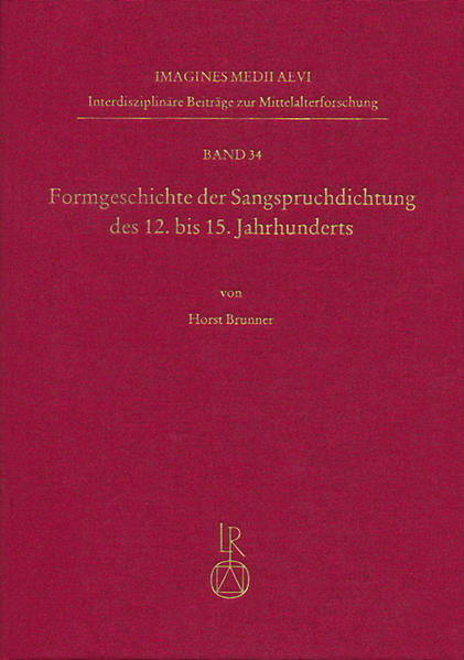 Formgeschichte der Sangspruchdichtung des 12. bis 15. Jahrhunderts | Bundesamt für magische Wesen