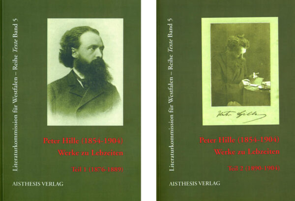 Mit dieser Edition liegt erstmals wieder eine Werkausgabe Peter Hilles (1854-1904) vor. Sie schließt eine Lücke, da die von Friedrich Kienecker herausgegebenen „Gesammelten Werke“ 1984-86 seit langem nicht mehr im Buchhandel greifbar sind. Im Gegensatz zu früheren Hille-Editionen und -Anthologien verzichtet die vorliegende Ausgabe darauf, durch ihre Textanordnung und Gliederung eine bestimmte Leserichtung zu suggerieren. Auf diese Weise wird das Hille-Bild vom Ballast einer Rezeption befreit, die Hille zu einem Mystiker und „Heiligen der Dichtkunst“ verklärte. Die vorliegende Werkausgabe entzieht sich solchen Vorinterpretationen, indem sie eine chronologische Textwiedergabe anhand der Erstdrucke bietet. Sie vermittelt auf diese Weise einen vollständig anderen Einstieg in Hilles Œuvre. Der Blick wird auch auf Texte gelenkt, die bisher abseits des Interesses standen, beispielsweise Hilles literaturkritische Beiträge, die relativ am Anfang seines Werks stehen. Zudem lässt sich Hilles publizistischer Werdegang erkennen, der unmittelbar mit literarischen Strömungen seiner Zeit korrespondiert. Ziel der vorliegenden Edition ist es, neues Interesse für das Werk Peter Hilles zu wecken, eines Autors, der epochen- und gattungsspezifisch nur schwer einzuordnen ist. Fern aller weltanschaulichen Debatten über den Autor soll das Augenmerk wieder auf die Texte selbst gelenkt werden, deren literarische Qualität neu zu bewerten ist.