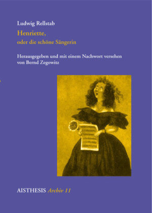 Die Sängerin Henriette Sontag (1806-1854) war so etwas wie der erste Star im modernen Sinne. Komponisten schrieben Rollen für sie, Schriftsteller Gedichte auf sie, und das Publikum riss sich um sie. Im Jahr 1826, auf dem Höhepunkt ihres Ruhmes, erschien in Leipzig unter Pseudonym ein Roman mit dem Titel Henriette, oder die schöne Sängerin. Als Autor identifizierte man bald den damals noch wenig bekannten Berliner Schriftsteller und Musikkritiker Ludwig Rellstab (1799-1860), der später zu einem der erfolgreichsten Autoren seiner Zeit avancieren sollte. Sein satirischer Künstlerroman war keineswegs gegen die Sängerin Sontag gerichtet, sondern gegen das sprichwörtliche „Sontagsfieber“, die z.T. grotesken Auswüchse der Begeisterung bei ihren Bewunderern, ihren Fans, wie man heute sagen würde. Schnell waren die realen Vorbilder der im Roman nur wenig verschlüsselt auftretenden Personen des öffentlichen Lebens erkannt. Rellstab wurde wegen Beleidigung verklagt und zu einer dreimonatigen Festungshaft verurteilt, die er im Sommer 1828 absaß. Der überaus witzig und eloquent geschriebene Roman schildert das umjubelte Gastspiel Henriette Sontags 1825 in Berlin, das Bühnen- und Alltagsleben dieser erfolgreichen und umschwärmten Sängerin, aber auch den Konkurrenzneid ihrer Kolleginnen sowie die Reaktionen und Diskussionen des Publikums. Er ist damit auch ein aufschlussreiches kultur- und sozialgeschichtliches Dokument für die ersten Jahrzehnte des 19. Jahrhunderts und die Anfänge des modernen Starkults.