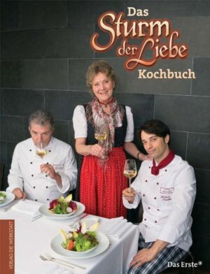 „Sturm der Liebe“ ist die führende Nachmittags-Telenovela im deutschsprachigen Raum: Seit September 2005 verfolgen jeden Tag bis zu drei Millionen Zuschauer(innen) bei der ARD und im ORF die Saga um das fiktive Fünf-Sterne-Hotel Fürstenhof in Süddeutschland – Geschichten über Leidenschaften, familiäre Schicksale sowie nicht zuletzt über Kunst und Künstler der exquisiten Hotelküche. Jetzt gibt es das Kochbuch zur Serie. In opulenter Aufmachung und mit professioneller Fotografie präsentiert es die Lieblingsgerichte der „Sturm der Liebe“-Stars: von leicht nachzukochender Hausmannskost über regionale Spezialitäten bis zu raffinierten Gerichten der internationalen Küche. Dazu erzählen die Schauspieler Geschichten aus ihrem privaten Leben – beispielsweise über die ersten Kochversuche in ihrer Kindheit. Ein schön gestaltetes Buch, das für alle "Sturm der Liebe"-Fans ein absolutes Muss ist.