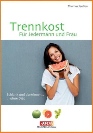 Trennkost ist keine Diät, sondern eine Ernährungsform. Gesundheit und Wohlbefinden hängen von der richtigen Ernährung ab. Richtiges Essen steigert die Leistungsfähigkeit, Energie und Lebensfreude. Zudem spielt sie eine wichtige Rolle, um verschiedenen Krankheiten vorzubeugen oder deren Symptome zu lindern. Die Trennkost hilft ihnen dabei sich bewusst zu ernähren und somit lange gesund und fit zu bleiben. Trennkost ist eine vollwertige, gesunde und ballaststoffreiche Ernährung. Durch ihre Vielfältigkeit ist die Trennkost für eine dauerhafte Anwendung geeignet. Viele wertvolle Ernährungstipps helfen Ihnen auf dem Weg zu Ihrem persönlichen Wohlfühlgewicht!