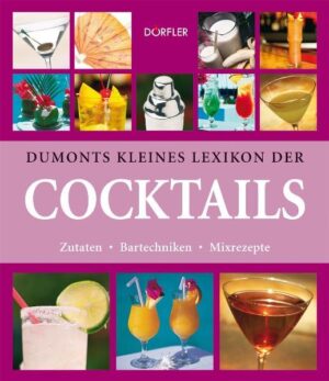 Lust auf Genuss: Cocktails - die feine Art des Trinkens • Basis-Informationen über Zutaten, Barausstattung und Mixtechniken • Viele wertvolle Tipps - damit die Cocktailparty ein Erfolg wird • Cocktail-Klassiker & In-Drinks • Ca. 250 der besten Cocktailrezepte von A wie „Adonis“ bis Z wie „Zorro“