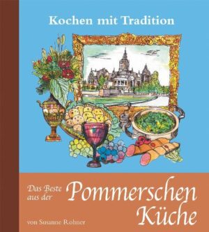 Die pommersche Küche bietet eine Fülle an kulinarischen Genüssen. Die Palette reicht von Suppen und Eintöpfen über deftige Fleischgerichte wie Schweinebacke mit Grünkohl bis zu raffinierten Speisen wie Kalbsbraten mit Pflaumen-Aprikosen-Soße. Geflügel, Wild- und insbesondere Fischgerichte runden die Vielfalt der Rezepte ab: Pommersche Gans, Wildschweinragout mit Steinpilzen und Aal in Dillsoße garantieren vorzügliche Gaumenfreuden. Typisch für die pommersche Küche sind Kombinationen von Süßem und Pikantem. So wird beispielsweise Viermus, ein süßes Kompott, zu herzhaften Wild- oder Geflügelgerichten serviert und gekochte oder in Schmalz gebackene Tollatschen dürfen beim Schlachtessen nicht fehlen. Süßspeisen, Kuchen und Gebäck findet man ebenfalls auf dem pommerschen Speisezettel. Zu den Klassikern gehören Hefeplinsen, Schmantpudding und Napfkuchen. Auch kulturell hat die ehemalige Provinz des preußischen Staates einiges zu bieten. Deshalb entführt Sie dieses Buch nicht nur auf eine kulinarische Reise, sondern bringt Ihnen mit Gedichten, Geschichten und Sprichwörtern auch die pommersche Kultur näher.