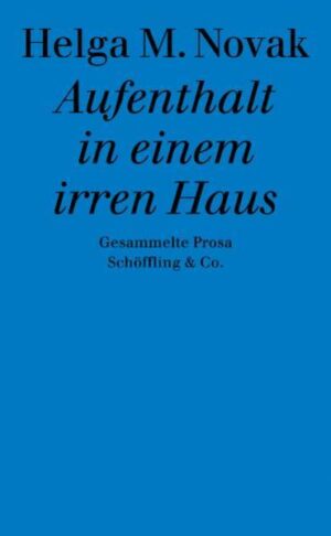 Aufenthalt in einem irren Haus' sammelt die Prosa von Helga M. Novak aus dreißig Jahren, von ihrem ersten Prosabuch 'Geselliges Beisammensein' bis zu unveröffentlichten Texten aus den letzten Jahren. Zum ersten Mal wird so das Erzählwerk einer eigenwilligen und 'zärtlich-schroffen' Dichterin überschaubar, das Werk einer Erzählerin, der nichts ferner liegt als Anpassung, Zeitgeist oder Verbindlichkeit. Helga M. Novaks Prosa ist direkt, rabiat und schonungslos, sie erzählt von der Arbeit in isländischen Fabriken, vom Leben und der Ausgrenzung in beiden Deutschland, von Landarbeitern in Portugal, von den Lebensumständen im heutigen Polen. Sie schreibt einen 'Brief aus Kanton' und von der 'Reise einer Nihilistin nach Verona im späten Herbst', sie portraitiert einfühlsam und anrührend das 'Leben einer polnischen Greisin'. Helga M. Novak weiß, wovon sie erzählt: da wo sie ist, lebt und arbeitet sie, erlebt und beschreibt - immer unverstellt, kritisch und genau.