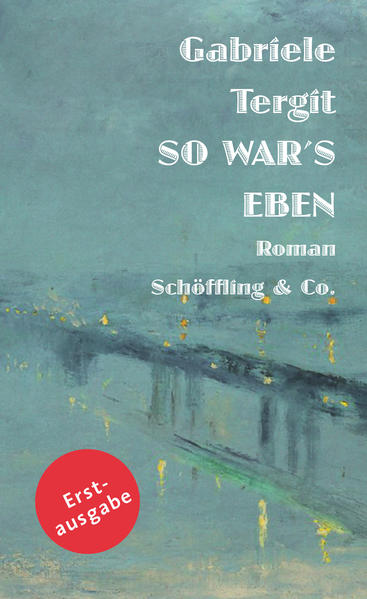 Noch einmal einen großen Roman schreiben - das war, nach den »Effingers«, Gabriele Tergits größter Wunsch. Dieser Roman »So war’s eben«, der jetzt erstmals aus dem Nachlass der Autorin erscheint, erzählt das Durchschnittsleben von reichen und bescheidenen Familien in der Zeit von 1898 bis in die fünfziger Jahre des vergangenen Jahrhunderts. Während die Geschicke der Familien ihren Lauf nehmen, tobt der Erste Weltkrieg, die Weimarer Republik mit ihren Wirrnissen und Kämpfen zwischen Rechten und Linken findet ihren Widerhall in den Zeitungsredaktionen, dem Milieu von Gabriele Tergits Zeit als Journalistin. Nach einer Familienfeier am 30. Januar 1933, die fast alle Figuren des Romans versammelt, beginnt die Emigration nach Prag und Paris, später nach London und in die USA