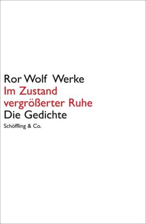 oben scheint der mond, gerade jetzt / hat sich waldmann an den tisch gesetzt / und ißt eine durchgestrichne brühe. / schnee fällt leicht und weich und ohne mühe.' Es ist ein unaufgeregter Ton, der in den Gedichten von Ror Wolf vorherrscht, obwohl sie von seltsamen Begebenheiten, Unglücksfällen und erotischen Wirrnissen handeln. Körperteile ragen in Räume hinein, Pistolen werden gezückt, und Reisende versickern lautlos im Unbekannten. Die Leichtigkeit der Sprache und ihre artistisch anmutende Komik sind jedoch nur zwei Bestandteile dieser Welt, hinter deren Schilderung stets der skeptische Blick des Melancholikers sichtbar bleibt. Die Sammlung umfasst die beiden Bände 'Aussichten auf neue Erlebnisse' (1996) und 'Pfeifers Reisen' (2007) mitsamt den darin enthaltenen Einzelpublikationen 'mein famili' (1968/71) und 'Hans Waldmanns Abenteuer' in allen vier Folgen (1965-2006). Mit unveröffentlichten Gedichten aus den frühen Jahren liegt damit erstmals die gesamte Lyrik von Ror Wolf in einem Band vor.