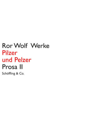 Ein Haus, zwei Männer, eine Witwe, zahlreiche Gegenspieler - so läßt sich das Inventar der 'Abenteuerserie' 'Pilzer und Pelzer' (1967/1988) auf den Punkt bringen. Ror Wolfs kunstvoll durchkomponierter Anti-Roman in vierzig Kapiteln gehört bei aller Unterhaltsamkeit noch immer zu den radikalsten Entwürfen der Gegenwartsliteratur.