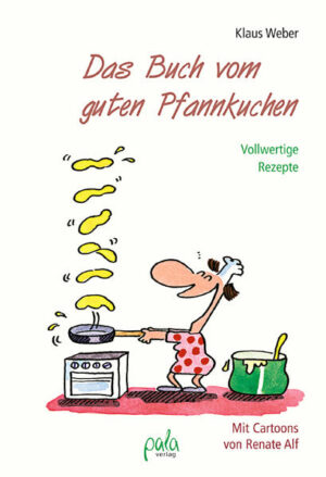 Klaus Weber nähert sich der Erforschung der beliebten Mehlspeise zweifellos auf eine ungewöhnliche und erfrischende Art und Weise. Im ersten Teil des Buches geht es um Themen rund um den Pfannkuchen, z. B. um verbreitete Märchen und Legenden, um erforderliche Utensilien und Zutaten sowie um Besonderheiten bei der Zubereitung vollwertiger Pfannkuchen. Der zweite Teil bietet fast 100 vollwertige Pfannkuchen-Rezepte, die im Schwierigkeitsgrad von einfachen Grundrezepten über Tipps für Fortgeschrittene bis zur 'hohen Kunst des Pfannkuchenbackens' mit zahlreichen internationalen Pfannkuchenvarianten ansteigen. Mit ihren witzigen Cartoons hat Renate Alf das Buch vom guten Pfannkuchen auf gelungene Weise abgerundet.