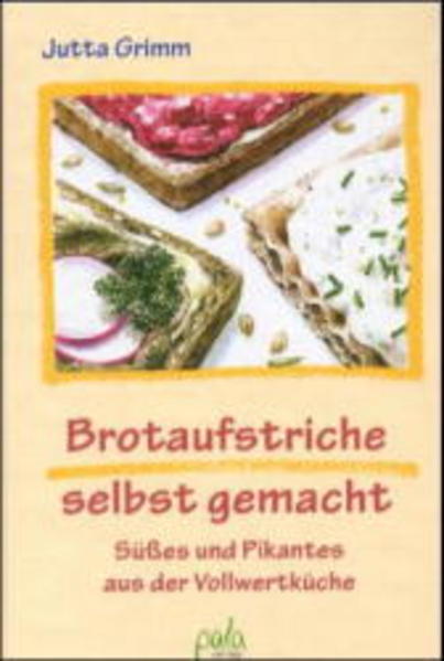 Welch buntes Feuerwerk fürs tägliche Brot - besser als jeder fertige Pausensnack! Himbeerbutter, Pfefferkäse und Olivenpaste, Erdbeertofu und Schokonuss - jetzt gibt es herrliche Abwechslung für Pausenbrote, Brötchen, Bagel, Sandwich und Co. 160 vegetarische Rezepte für vollwertige Brotaufstriche bieten gesunde und köstliche Alternativen zu Marmelade, Käse und Wurst. Die Rezepte sind unkompliziert und gelingen auch Kochanfängern ohne Mühe. Grundrezepte für selbst gemachte Butter, selbst gemachten Quark, Frischkäse oder Tofu bieten die Möglichkeit, alle Aufstriche ganz ohne Fertigprodukte herzustellen. Mit Nüssen, Getreide, Gemüse und Obst entstehen frische Aufstriche für jeden Geschmack. Warenkunde und Geräteliste helfen bei der praktischen Umsetzung in der Küche. Außerdem gibt es Vorschläge fürs Lunchpaket und kreative Geschenkideen. Spaß bei der Zubereitung und das Wissen, was drin ist, machen diese Brotaufstriche zu köstlichen Begleitern fürs tägliche Brot!