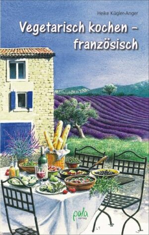 Mit Genuss und Hingabe schlemmen - wo kann man das besser als in Frankreich? 125 schmackhafte, vegetarische Rezepte der traditionellen französischen Landhausküche, wie man sie vom Elsass bis zu den Pyrenäen und von der Côte d’Azur bis zur Atlantikküste genießt, werden in diesem informativen Kochbuch vorgestellt. Die Gerichte sind so vielfältig wie die unterschiedlichen Regionen des Landes. Vom Entrée bis zum Dessert sind bodenständige Speisen ebenso zu finden wie raffinierte Feinschmeckerspezialitäten. Um sie nachzukochen, muss man kein Profikoch sein. Alle Rezepte, z. B. Provenzalische Gemüsesuppe, Flammkuchen, pikant oder süß gefüllte Crêpes, Maronen-Pflaumen-Gratin, Käsesoufflé oder Ratatouilletarte gelingen und schmecken garantiert. Passende Weinempfehlungen und Menüvorschläge sowie ein Überblick über die unendliche Vielfalt der französischen Käsesorten ergänzen die Rezepte und inspirieren zu Tafelfreuden à la française.