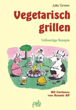 Wer sich vegetarisch ernährt, muss noch lange nicht die Einladung zum Grillfest ausschlagen! Denn es gibt sie, die Alternative zu Würstchen und Steak. Dieses Buch zeigt mit über 100 Rezepten, welche Köstlichkeiten vegetarisches Grillen jenseits von Folienkartoffeln bereithält. Die Rezepte reichen von gegrillten Gemüse- und Obstspezialitäten über Käsiges, Spieße und Bratlinge bis zu Steckerlbrot, Grillfladen und verschiedenen Marinaden - natürlich vegetarisch und vollwertig. Bei Maiskolben mit Knoblauchbutter, Liebesäpfeln und knusprig gefüllten Champignons, Käsepäckchen, Kichererbsenküchlein, Gemüsetortillas mit Salsa oder Crêpes finden auch 'eingefleischte' Grillfans leckere Alternativen zur heiß geliebten Bratwurst. Die Rezepte sind unkompliziert und lassen sich grillfreundlich vorbereiten. Außerdem werden wichtige Fragen rund ums Grillen beantwortet: Grillgeräte für draußen und drinnen, unkonventionelles und ökologisches Grillen, Tipps für den selbst gebauten Grill oder Alternativen zur Alufolie. Nicht nur für Vegetarier und nicht nur für laue Sommernächte! Der originelle Geschenkcharakter des Buchs wird durch die witzigen Cartoons von Renate Alf unterstrichen.