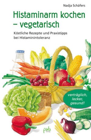 Histamin ist ein natürlicher und weit verbreiteter Bestandteil von Lebensmitteln, den viele Menschen nur schlecht vertragen. Histaminreiches wie gereifter Käse und Lebensmittel wie Schokolade, die verstärkt Histamin aus den Körperzellen locken, müssen bei einer Unverträglichkeit gemieden werden. Kompetenter Rat und erprobte Rezepte sind daher gefragt. Dieses Buch ist Ratgeber und Kochbuch in einem. Es liefert verlässliche Informationen zu Histamin, Symptomen und Diagnosemethoden der Unverträglichkeit. Praktische Tipps zu gut und schlecht verträglichen Lebensmitteln und optimaler Vitaminversorgung helfen beim Einkauf, Essen außer Haus und bei der Zubereitung in der Küche. Rund 100 vegetarische Rezepte aus nah und fern machen es leicht, das Wissen in die Praxis umzusetzen. Alle Rezepte sind Schritt für Schritt erklärt, bekömmlich und wohltuend - für Betroffene wie auch für Menschen ohne Histaminintoleranz. Salate, Suppen und Pesto, Pizza, Pasta und Omelett, Ofengerichte, Gemüsecurrys, Desserts und Kuchen - die Autorin stellt in diesem Buch ihre besten Rezepte aus der histaminarmen Küche vor.