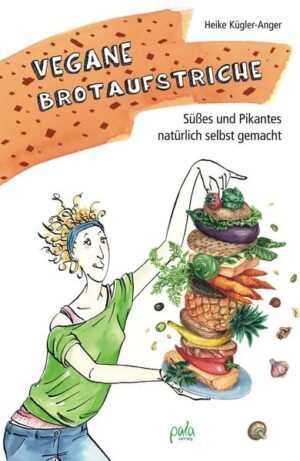 Fröhlich mischen, cremig rühren, samtig schäumen: Selbst gemachte Brotaufstriche sind eine feine Abwechslung im Alltag. Ganz besonders in der veganen Küche für alle, die keine fertigen Produkte verwenden möchten. Die leckeren Kreationen sind schnell gemacht und je nach Wunsch und individuellen Bedürfnissen aus verträglichen Zutaten zusammengestellt. Als tägliche Begleiter machen sie eine gute Figur vom Frühstück übers Lunchpaket bis zum Abendbrot. Dieses Buch präsentiert rund 100 Lieblingsrezepte für rein pflanzliche Aufstriche: Klassiker wie Paprikaaufstrich und bayrische Kartoffelcreme zeigen sich ebenso wie Olivenpaste und würzige Pfeffer-Nuss-Creme von ihren besten Seiten. Süßschnäbel dürfen sich auf zartes Zitronengelee und Schoko-Nuss-Creme freuen. Heike Kügler-Anger stellt auch rohköstliche Aufstriche vor. Damit alles gelingt, verrät die Expertin ihre persönlichen Profitipps, garniert mit Ideen für Mitbringsel und Geschenke aus der Küche. Heute Mokkamix und morgen Erdbeerschaum - ganz einfach und natürlich selbst gemacht!