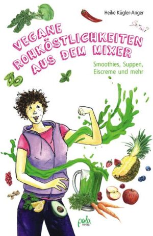 Rohkost schmeckt gut, tut gut und liegt nun auch bei uns im Trend. Was man in den USA als raw gourmet food kennt, kommt auch hierzulande gut an. Ein wichtiges Gerät in der Rohkostküche ist der Mixer. Mit seiner Hilfe lässt sich eine große Bandbreite an Gerichten zaubern: Wie wäre es zum Beispiel mit grünem Erdbeer-Smoothie und einem Powerfrühstück mit Keimlingen? Oder mit Pistazieneis, Ratatouille-Suppe oder rohköstlicher Mousse au Chocolat? Dieses Buch stellt über 120 rohköstliche Gerichte aus veganen Zutaten vor. Smoothies, kalte Suppen, Eiscremes oder Pflanzenmilch bringen Spaß und Elan, sie stecken voller gesunder Vitamine, Mineralstoffe und sekundärer Pflanzenstoffe. Dabei kommen naturbelassene Zutaten zum Einsatz, die meist unkompliziert erhältlich sind, saisonale Empfehlungen erleichtern die Rezeptauswahl. Alle Gerichte gelingen auch mit Pürierstab und Küchenmaschine. Eine Warenkunde stellt darüber hinaus beliebte »Superfoods« wie Chiasamen oder Gojibeeren, die in der Rohkostküche gerne verwendet werden, vor. Das Buch zeigt, dass es vom Frühstück bis zum Dessert viele Gelegenheiten gibt, vegane Rohkost zu genießen und sich etwas Gutes zu tun.