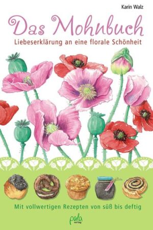 Ein Traum in Rosa - blühender Schlafmohn ist eine Sensation. Wo sich hierzulande seine Blüten öffnen, zieht er Menschen in seinen Bann. Nur dieser Mohn liefert die Samen fürs Mohnbrötchen und nicht etwa sein kleiner Bruder, der Klatschmohn. Der Hauch des Verbotenen umgibt den Schlafmohn - ist er doch auch Rohstoff für Rauschmittel und Droge. Karin Walz lädt in diesem Buch dazu ein, den Mohn - sowohl den kleinen als auch den großen - im Garten und in der Küche neu zu entdecken. Sie beschreibt die wichtigsten Mohnarten und ihren Anbau im Garten. Ausführliche Informationen erhalten die Leser auch zur Kulturgeschichte des Schlafmohns und zu seinem Wert als Lebensmittel. Im Anschluss dreht sich alles um das vollwertige Kochen und Backen mit Mohn: Lieber Mohnstreuselkuchen oder Kartoffelröllchen mit Mohn-Zwiebel-Butter? Lieber Mohn-Zwetschgen-Pralinen oder Erbsensuppe mit weißem Mohn? Mehr als 70 vegetarische Rezepte zeigen, dass Mohn neben süßen Spezialitäten auch viele deftige Gaumenfreuden ermöglicht. Dieses Buch ist eine Liebeserklärung an eine uralte Kulturpflanze in ihrer ganzen Vielfalt und Schönheit.