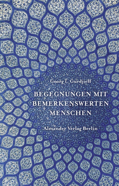 'Gurdjieff analysiert die menschliche Lage mit vernichtender Genauigkeit.' Peter Brook Gurdjieff war zeitlebens ein Suchender. Dies ließ ihn die geistigen und religio¨sen Traditionen des Westens und des Ostens erforschen, auf der Suche nach dem, was u¨ber uns hinausgeht und fu¨hrte ihn schließlich zu seiner Lebensaufgabe und einer strengen inneren Praxis.In dem autobiographisch gepra¨gten Buch erza¨hlt er von seinen Wegen und Irrwegen und von den schicksalhaften Begegnungen mit außergewo¨hnlichen Menschen. Er nimmt den Leser direkt mit hinein in die Ra¨tselhaftigkeit des Daseins und vermittelt eine freie, unabha¨ngige Haltung gegenu¨ber dem Leben und zugleich eine Ahnung von dessen tiefer Dimension. 'Gurdjieff wurzelt in einer sehr alten Tradition und ist zugleich jemand Heutiges. Das ist ein seltener Fall. In unserer Zeit gibt es im Umkreis dieser Probleme so viele leichtfertige, oberfla¨chliche, a¨ußerliche oder ganz einfach sentimentale Versuche. Plo¨tzlich erscheint da ein Mensch, der eine Forschung und eine strenge Praxis mitbringt. Ich sage nachdru¨cklich: Forschung.' Jerzy Grotowski