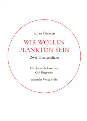 Zwei Theaterstücke über das Theater: Da ist die »Theaterfamilie«, die Diva Bernadette, ihr junger Sohn und ihr ebenso junger Liebhaber, die sich mit vollem Einsatz ihrer Erschöpfung widmen (Wir wollen Plankton sein). Und da sind Petja, der gerne gestrichen werden will