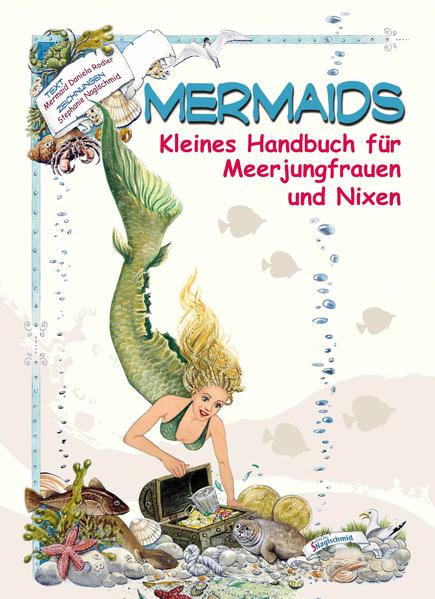 Münchens Profi- Mermaid Daniela Rodler und die Illustratorin Stephanie Naglschmid geben dieses reich illustriertes Handbuch mit vielen Tipps und Hinweisen für angehende Meerjungfrauen und Meermänner heraus. Ideal als Begleitbuch zum Kurs mit einem kunstvoll gestalteten Zertifikat für Kursbestätigungen. "Du suchst die richtige Ausrüstung, wie man sich mit dem Fischschwanz sicher und elegant bewegt, das richtige Make Up und allgemeine Infos zum Abtauchen und Luftanhalten. Tipps für das Kameraposing und noch vieles mehr… dann hast du jetzt ein ideales Begleitbuch für deinen Weg zur perfekten Mermaid."