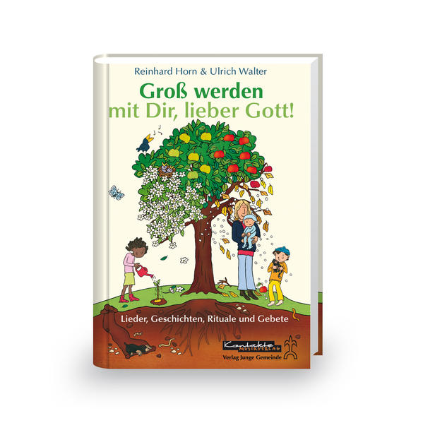 Groß werden mit Dir, lieber Gott! Lieder, Geschichten, Rituale und Gebete für eine frühkindliche religiöse Erziehung Text: Ulrich Walter • Musik: Reinhard Horn Hrsg.: KONTAKTE Musikverlag und Verlag Junge Gemeinde Produktvideo Lieder, Geschichten, Rituale, Gebete und kreative Ideen zur Gestaltung in Kindergarten, Grundschule, Familie und Kirchengemeinde Die Autoren bieten eine „Erstausstattung zum Großwerden mit Gott“. Schöne, ansprechende Lieder, die sie in ihrem Bewegungsdrang und ihrer emotionalen Entwicklung fördern. Elementare Geschichten, mit denen die Kinder erahnen, dass es hinter dem, was sie an großen und kleinen Wundern entdecken, einen gibt, der dies alles geschaffen hat und zusammenhält. Kleine Rituale, durch die sie spüren, die Welt ist gut und ich darf mich ihr mutig entgegenstrecken. Grundlegende biblische Erzählungen, die ihnen zeigen, Gottes Segen begleitet und ermutigt Menschen auf ihrem Weg. Gebete, die sie hinein nehmen in die Beziehung zu Gott, der ein Herz für die Lebensrechte und -chancen gerade der „Kleinen“ hat. Zielgruppe: Kindergarten, Gemeinde, Familie, Kindergottesdienst, 1.-2. Schuljahr für den religiösen Einstieg mit kirchenfernen Klassen. Zum Buch ist die gleichnamige Lieder-CD erschienen