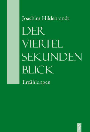 Die Erzählungen des „Viertelsekundenblicks“ eint dieser kurze Blick, der Moment, in dem sich eine Geschichte kristallisiert. Das mag eine verpasste Chance sein, ein Augenblick, in dem alles anders hätte werden können, oder jener, in dem etwas definitiv wird, an dem es kein Zurück mehr gibt. Diese Wendepunkte beleuchten die Texte in unterschiedlicher Weise, im Bewusstsein der erzählerischen Tradition, in der sie stehen. Joachim Hildebrandts Erzählungen liegen nun in gesammelter Ausgabe vor, nachdem einige schon in literarischen Anthologien zu finden waren.