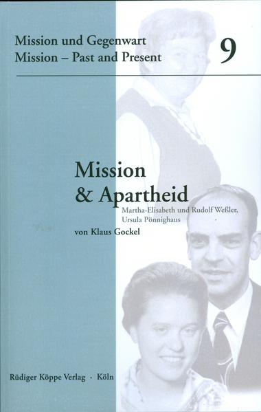 Mit diesem Werk wird in der Reihe „Mission und Apartheid“ nunmehr der neunte Band vorgelegt. Es handelt sich um den dritten Teilband von Klaus Gockel, der sich hier mit dem Ehepaar Weßler und der Schwester Ursula Pönnighaus befasst. Er untersucht ihr Leben und Wirken in der Zeit nach dem 2. Weltkrieg im damaligen Südwestafrika, als auch sie sich im Dienste der Rheinischen Missionsgesellschaft (RMG), der Vorgängerin der heutigen Vereinten Evangelischen Mission (VEM), mit weißem Rassismus in Gestalt der Apartheid auseinandersetzen mussten. Daneben kommen auch Wilfried Neusel und Irene Nöh mit jeweils einem längeren Beitrag zu Wort. Grundlage dieses Bandes sind wiederum die im Archiv der VEM vorhandenen Dokumente von und über die genannten Personen. Wie schon in den beiden vorangegangenen Bänden hat der Autor die vorhandenen Quellen zum Teil vollständig wiedergegeben oder zumindest auszugsweise zitiert. Am Ende des Buches finden sich die originalen Quelltexte. Für Klaus Gockel ist Rassismus ein universelles Menschheitsproblem, das durch Forschung und Aufklärung nicht abgeschafft werden kann. Jedoch können diese dazu beitragen, Prozesse und Strukturen des Rassismus und des Widerstandes gegen ihn zu analysieren sowie seine Hintergründe und Rahmenbedingungen aufzuzeigen. Dadurch entsteht die Möglichkeit, gegenwärtigen und zukünftigen Rassismus besser zu erkennen und zu bekämpfen. Mit diesem Band schließt der Autor seine Forschungen zum Thema Mission und Apartheid im Zeitraum von 1948 bis 1990 ab, in denen er Schwestern und Pfarrer der RMG/ VEM, die sich mit dem weißen Rassismus in Gestalt der Apartheid in Namibia auseinandergesetzt haben, zu Wort kommen lässt.