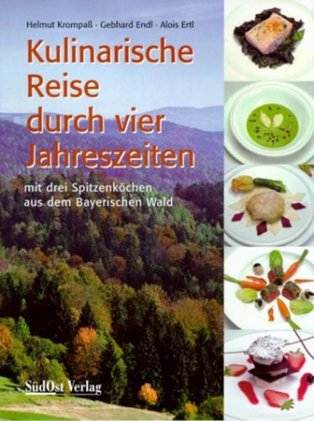 In einer Kulinarischen Reise durch den Bayerischen Wald präsentieren die drei Spitzenköche, Helmut Krompaß, Gebhard Endl und Alois Ertl eine Auswahl von empfehlenswerten und besonderen Rezepten ihrer Heimat. Sie zeigen auf, welche Vielfalt an ausgezeichneten Produkten und Gerichten die Region hervorbringt - eine Vielfalt, ebenso abwechslungsreich wie die landschaftliche Schönheit des Bayerischen Waldes. Die Repzepte geben Einblick in traditionelle, jedoch unserer Zeit angepasste Speisen, bereichert durch eine Reihe neu kreierter Gerichte. Eine Fülle prachtvoller Farbbilder erschließen die reiche Kultur- und Esstradition dieser Gegend. jedes Rezept mit ganzseitigem Foto