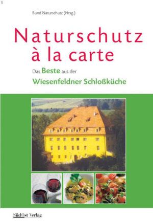 Jahrelange Veranstaltungen und Kochkurse auf Schloss Wiesenfelden mit namhaften Köchen im Zeichen der gesunden, naturgerechten, aber dennoch äußerst schmackhaften Küche sind Basis für dieses Kochbuch. Diese Kurse haben es sich zur Aufgabe gemacht, allen gesundheits- und umweltbewussten Menschen eine leckere und ausgewogenen Ernährung nahe zu bringen, aber trotzdem nicht auf Raffinesse und Geschmack zu verzichten. Sie finden ein abwechslungsreiches Rezeptsortiment mit Suppen, Salaten, Gemüse, Fleisch, Fisch, vegetarischen Gerichten und Desserts. Das Kochbuch ist aufgebaut nach der Thematik der einzelnen Kurse und immer auf die jahreszeitlichen Angebote der Natur abgestimmt.