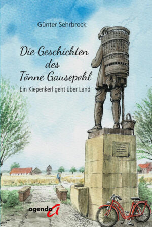 Tönne Gausepohl ist eine fiktive Gestalt, die in der ersten Hälfte des 19. Jahrhunderts als Kiepenkerl im Münsterland wirkt. Günter Sehrbrock, der in seiner Jugend noch das ländliche Münsterland ohne industrialisierte Landwirtschaft kennengelernt hat, erzählt uns dessen Lebensweg. Begleitet vom steten Wechsel der Jahreszeiten folgt Episode auf Episode. Historisches Faktenwissen und die Fantasie des Autors verschmelzen miteinander. Unbestreitbar waren die Kiepenkerle weit mehr als nur kleine Händler. Ihre Zeit ist vergangen und heute sind sie im Museum zuhause, die menschlichen Grundbedürfnisse sind aber geblieben. Geboren am 1.9.1925 wuchs Günter Sehrbrock in Münster-Mecklenbeck auf und besuchte nach einer Maurerlehre die Staatsbauschule, um Hochbau zu studieren. Von 1943 bis Kriegsende war er Soldat, worauf er vier Jahre und vier Monate in russischer Gefangenschaft im Bergbau arbeiten musste. In seinem Berufsleben war er Restaurator von Burgen und Schlössern. Nach dem Eintritt ins Rentenalter kehrte er nach Mecklenbeck zurück. Er war zeitlebens, schon aufgrund seiner Ausbildung als Architekt, ein fleißiger Zeichner, musste aber ab 2002 ein Schwinden seines Augenlichtes verkraften, das sich ab 2008 verschlimmerte. Seitdem diktiert er seine Texte.